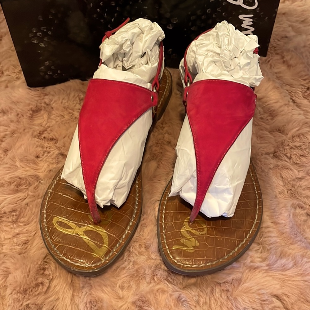 Sam Edelman Greta Berry Suede Flat Sandal